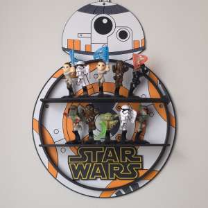 Półka BB-8 Star Wars - Galaktyczny Organizer na Figurki (Kinder Niespodzianka)